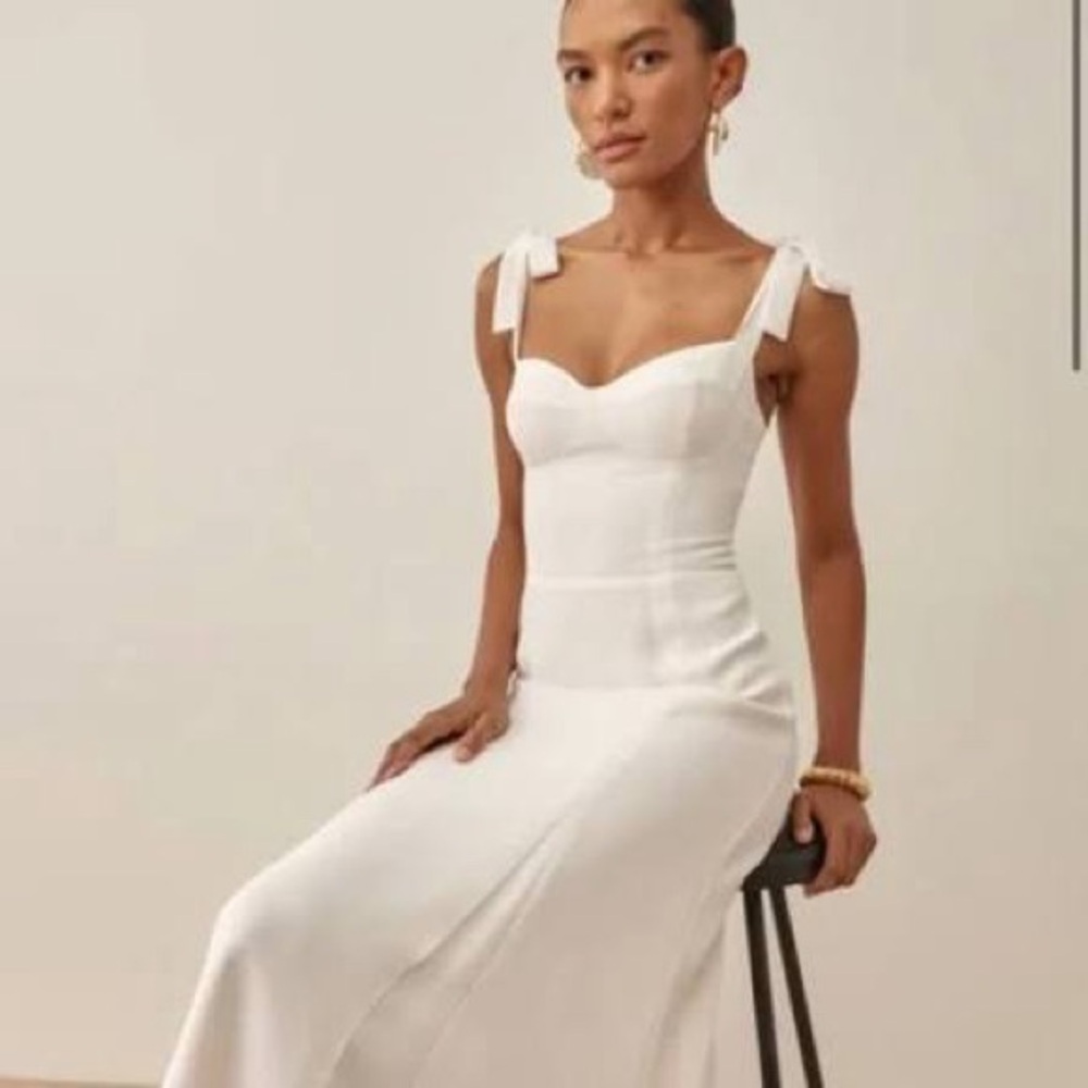 White reformation dress